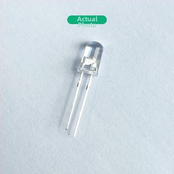 5 mm priesvitné RGB LED korálky s rýchlym a pomalým blikaním, priame zapojenie, červená, modrá, zelená