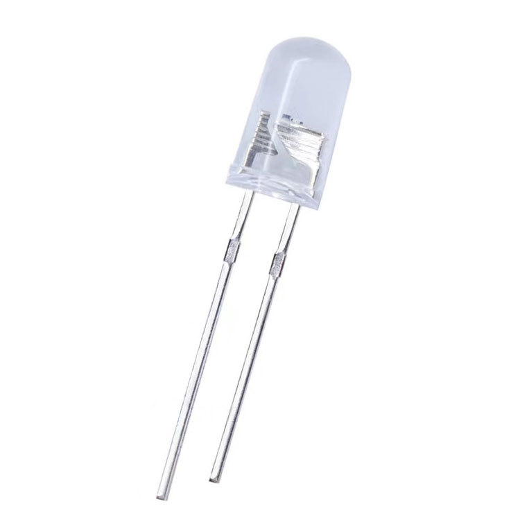 5 mm átlátszó RGB LED gyöngyök gyors és lassú villogással, közvetlen csatlakoztatással, piros, kék, zöld