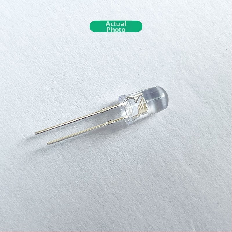 5 mm priesvitné RGB LED korálky s rýchlym a pomalým blikaním, priame zapojenie, červená, modrá, zelená
