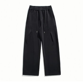 Pantaloni sport largi uni pentru bărbați, primăvara 2026, croială lejeră, drept