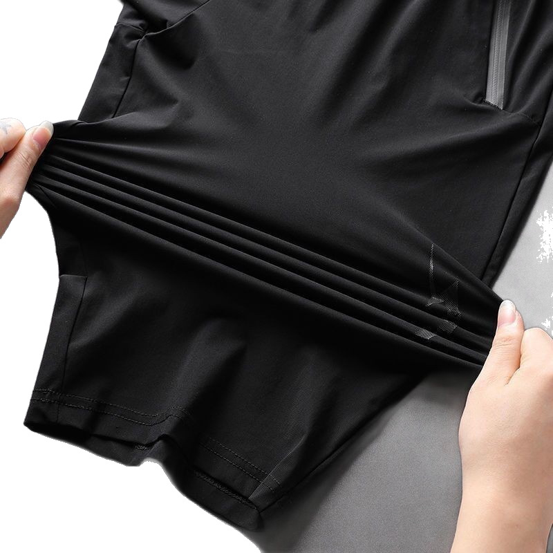 Muške ležerne sportske šorceve do koljena, lagane i prozračne za ljeto, najlon Ice Silk, visoka elastičnost