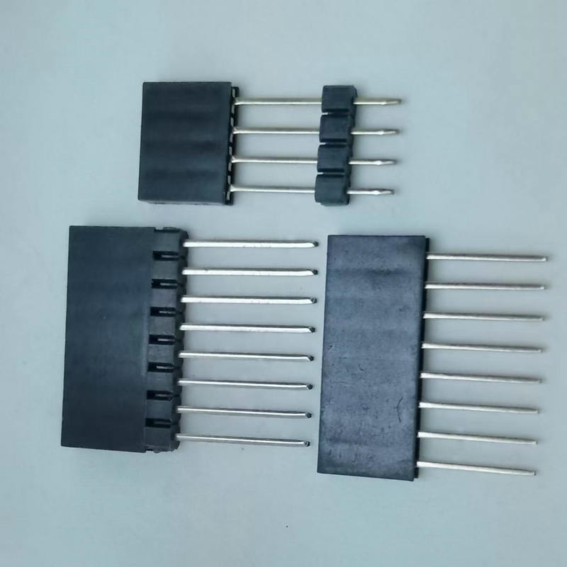 PC104 zásuvka s rozšírením, 2,54 mm, plastové telo, dvojradový štvorhranný konektor
