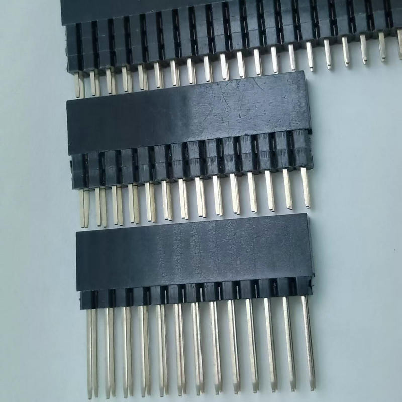 PC104 zásuvka s rozšírením, 2,54 mm, plastové telo, dvojradový štvorhranný konektor