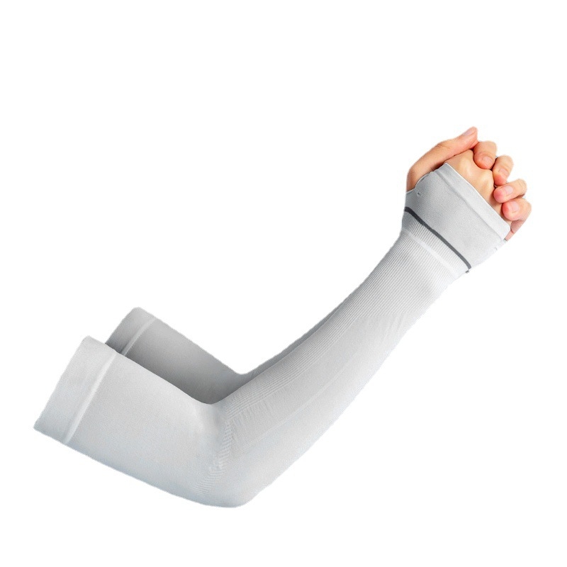Manșon cu dungi, anti-țânțari, din ice-silk, cu protecție UV – acoperire de vară ușoară pentru femei, potrivită pentru condus