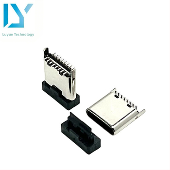 Type-C 16-pinový samec, zvislý, predĺžený konektor, USB terminálny patch, výška 10,5