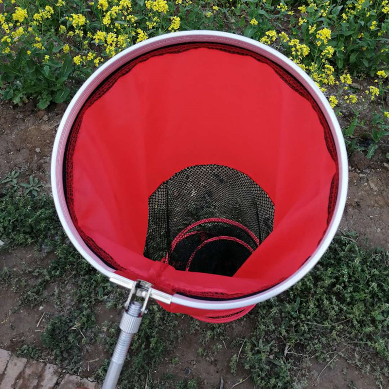 Prijenosna ribarska mreža s aluminijskim prstenom za usta, ojačana zaštitna torba za ribe za divlji ribolov