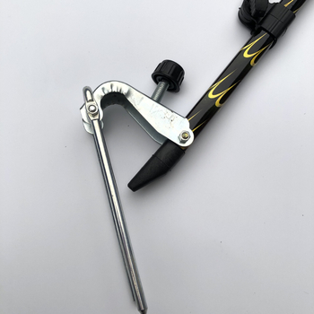 Držač za ribolovne štapove od aluminijske legure s pigmentom boje, višestruka rotacija, sklopiv, 1,7–2,1 m