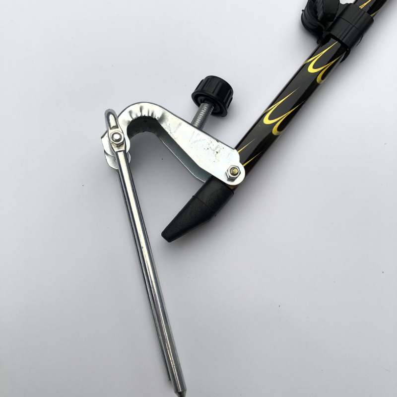 Držač za ribolovne štapove od aluminijske legure s pigmentom boje, višestruka rotacija, sklopiv, 1,7–2,1 m