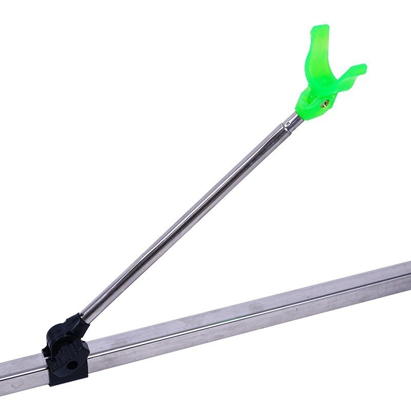 Stalak za štapove za pecanje od nehrđajućeg čelika s bazom tornja, postavljen na tlo