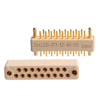 WTA konektor doska-doska, 17 pinov, 2,54 mm rozstup, samec a samica