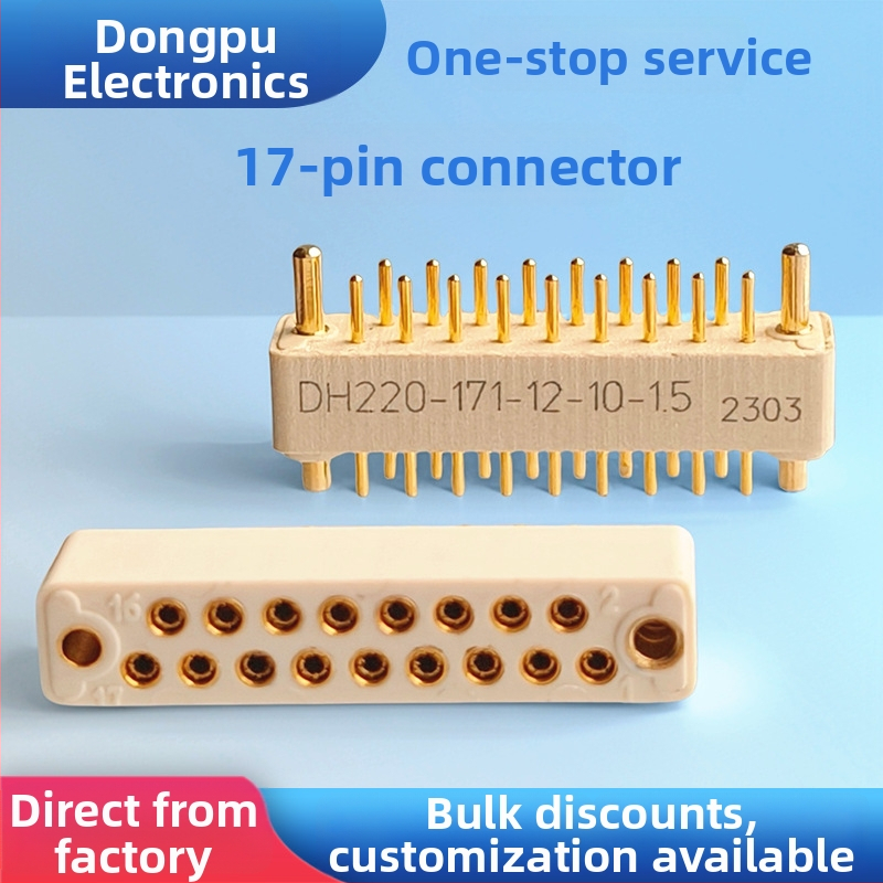 WTA konektor doska-doska, 17 pinov, 2,54 mm rozstup, samec a samica