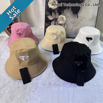 Rybárska klobúk s nápisom v obrátanom trojuholníku, kórejský štýl, casual a všestranný, opticky zoštíhľuje tvár