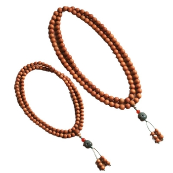 108-guličkové sandálové drevo náramok s budhistickými korálkami, unisex šperky