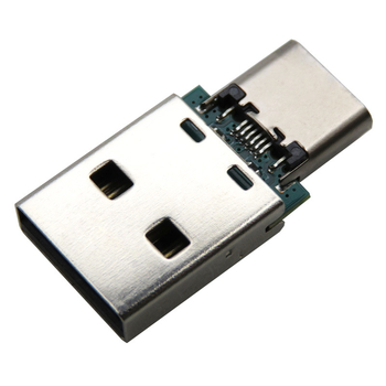USB-A samec na USB-C samicu, integrovaný 2-v-1 konektor na nabíjanie a prenos dát