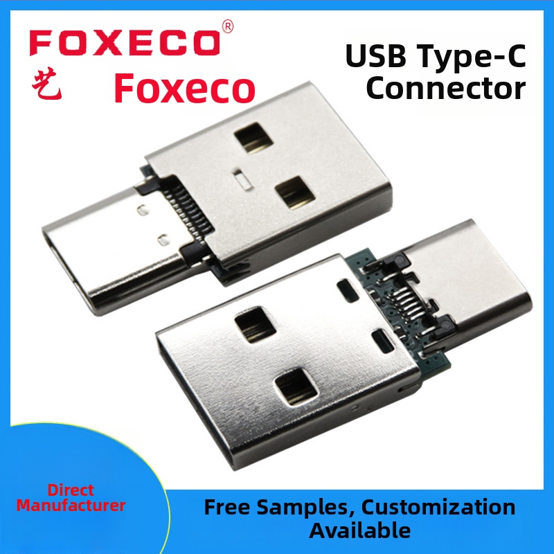 USB-A samec na USB-C samicu, integrovaný 2-v-1 konektor na nabíjanie a prenos dát