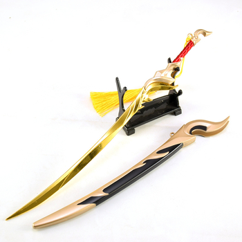 Model zbrane zo hry League of Legends: Yasuo Dragon Lord, 30 cm, plne kovový s pošvou — ručne vyrobená dekoratívna figúrka