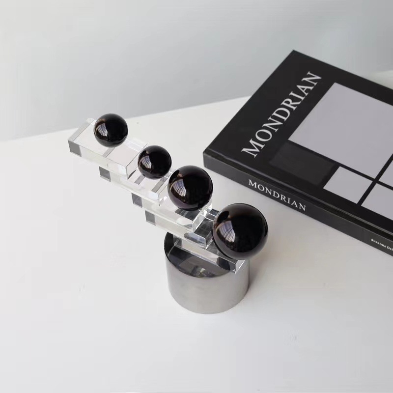 Moderna geometrijska kristalna dekoracija za ured, radnu sobu i dnevni boravak