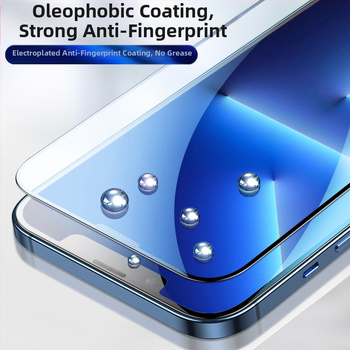 HD tvrdené sklo s celoobrazovkovou ochranou, integrovaná sieť proti prachu, sieťotlač (silk screen), pre iPhone 11–14 sériu