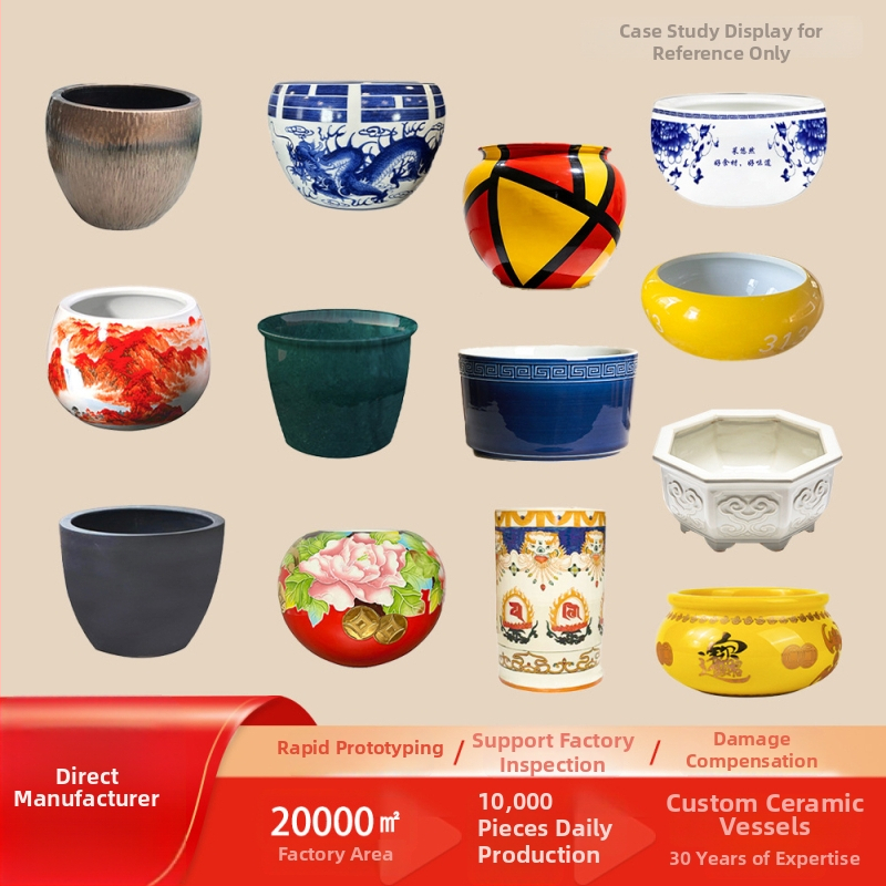 Modré a biele porcelánové nádoby s motívmi krajiny a kvetov, vázy a pokladničky, personalizované darčeky k sťahovaniu a otvoreniu firmy