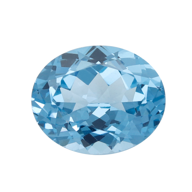 Jajoliki spinel 106# morsko-plave boje – labavi kameni za DIY nakit, umjetni obojeni dragulji