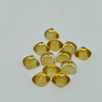 Braziliai citrin, cukortorony alakú, 6×6 mm, gyűrűhöz és medálhoz, természetes kő, félkész
