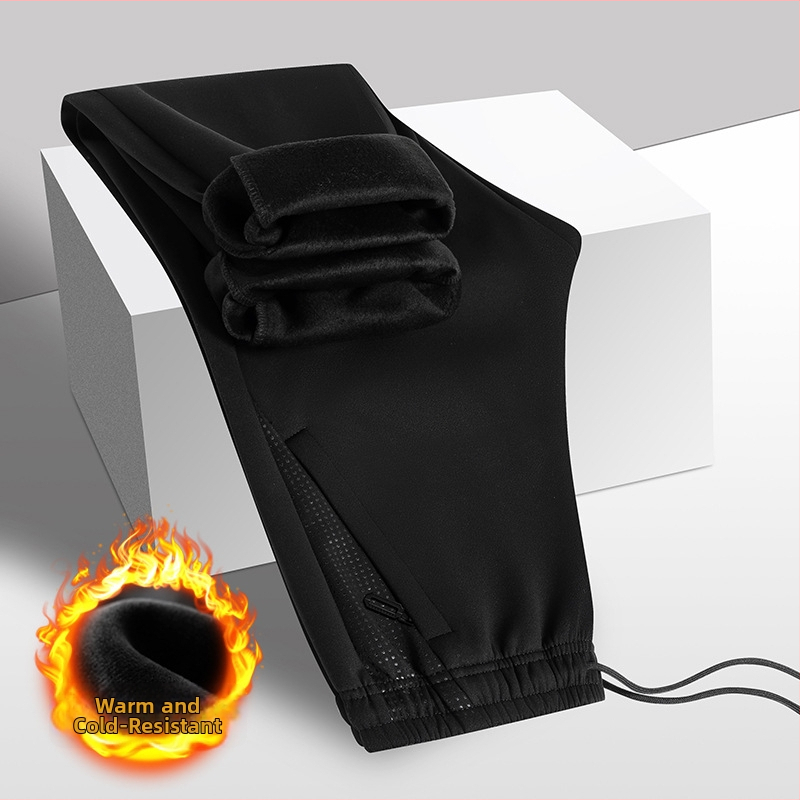 L-8X Pantaloni sport mari, croială lejeră, manșetă la gleznă, mărime mare, casual, unisex, culoare solidă