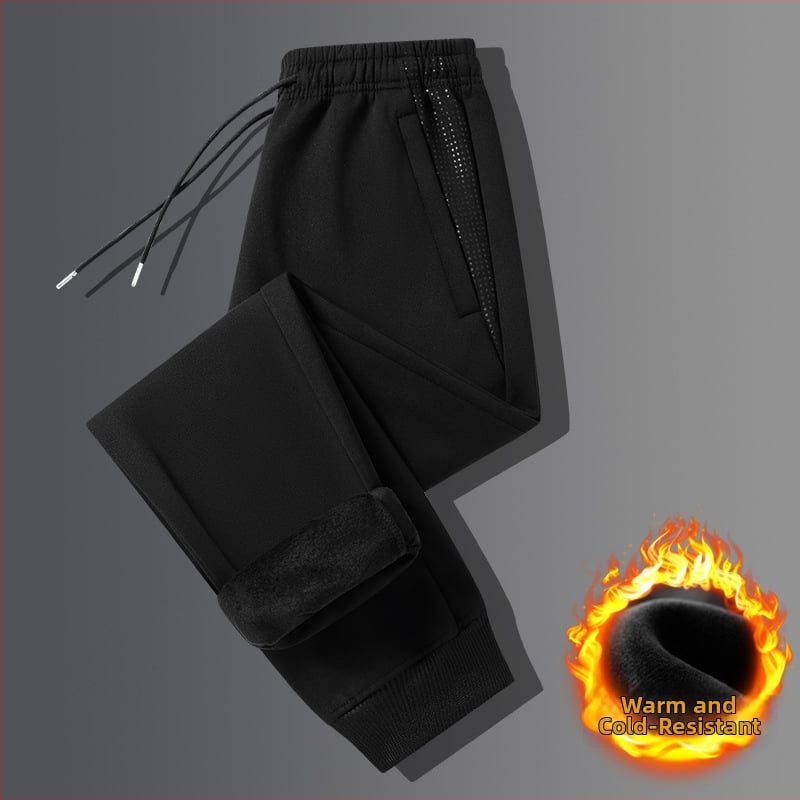 L-8X Pantaloni sport mari, croială lejeră, manșetă la gleznă, mărime mare, casual, unisex, culoare solidă