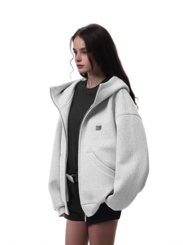 Ženski debeli duk s kapuljom i fleece podstavom, američki stil ležernog kroja, 410 g, proljetni dizajn