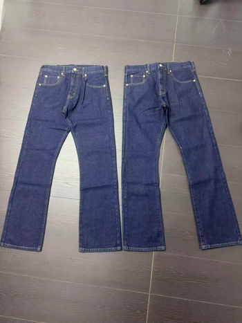 YYJ 517 αυθεντικό 14oz ντένιμ Seersucker - διαφορετικό από τα κοινά ντένιμ υφάσματα
