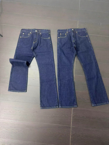 YYJ 517 αυθεντικό 14oz ντένιμ Seersucker - διαφορετικό από τα κοινά ντένιμ υφάσματα