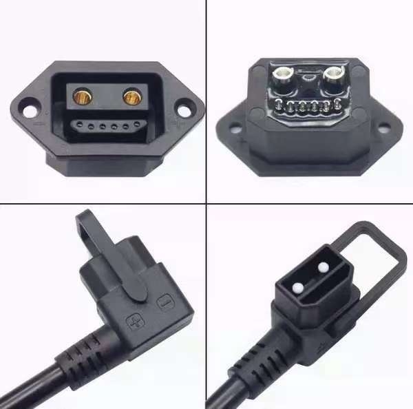 2+6-pínový samčí konektor pre kábel pre skladovanie energie, nabíjací kábel, napájací kábel