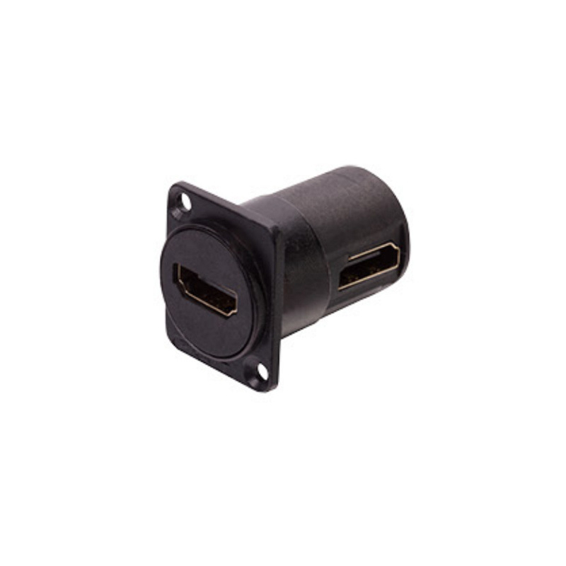 HDMI konektor, panelová montáž, zásuvka pre otvor, spojenie vodičov, vysoké rozlíšenie