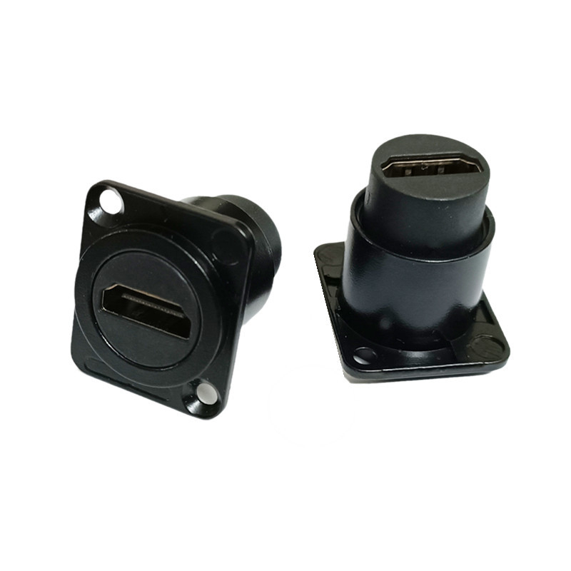 HDMI konektor, panelová montáž, zásuvka pre otvor, spojenie vodičov, vysoké rozlíšenie