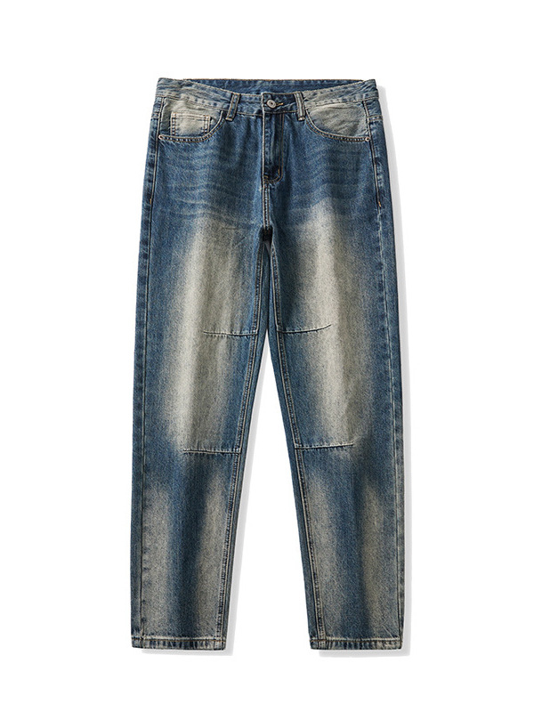 Maple House férfi denim nadrág - keskeny szabású, magas street-stílus, 2026 tavasz