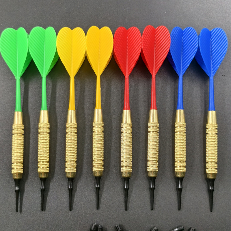 8 komada mekih darts JH, 18 g, šareni, jednodijelni dizajn, izdržljivi