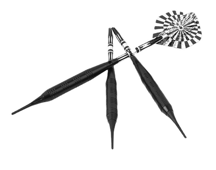 Dongye Darts: 6 komada mekanih dartova s plastičnom glavom od 20 g, kompletan set dodatne opreme