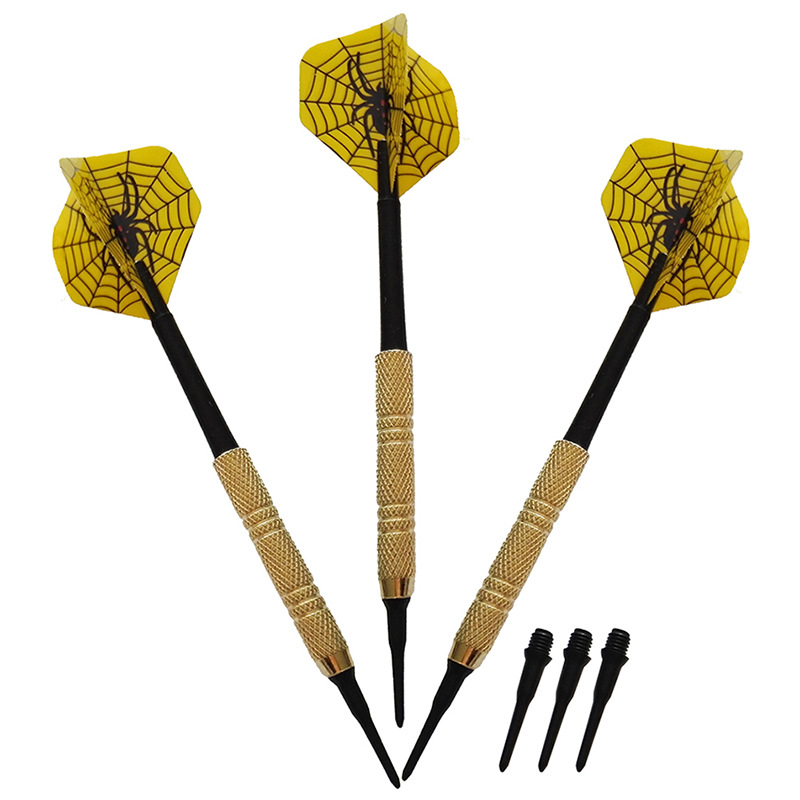 14 g elektronički mekani darts s sigurnosnim vrhom, paket od 3 komada, uključuje 3 vrhova, na izbor 5 stilova krila