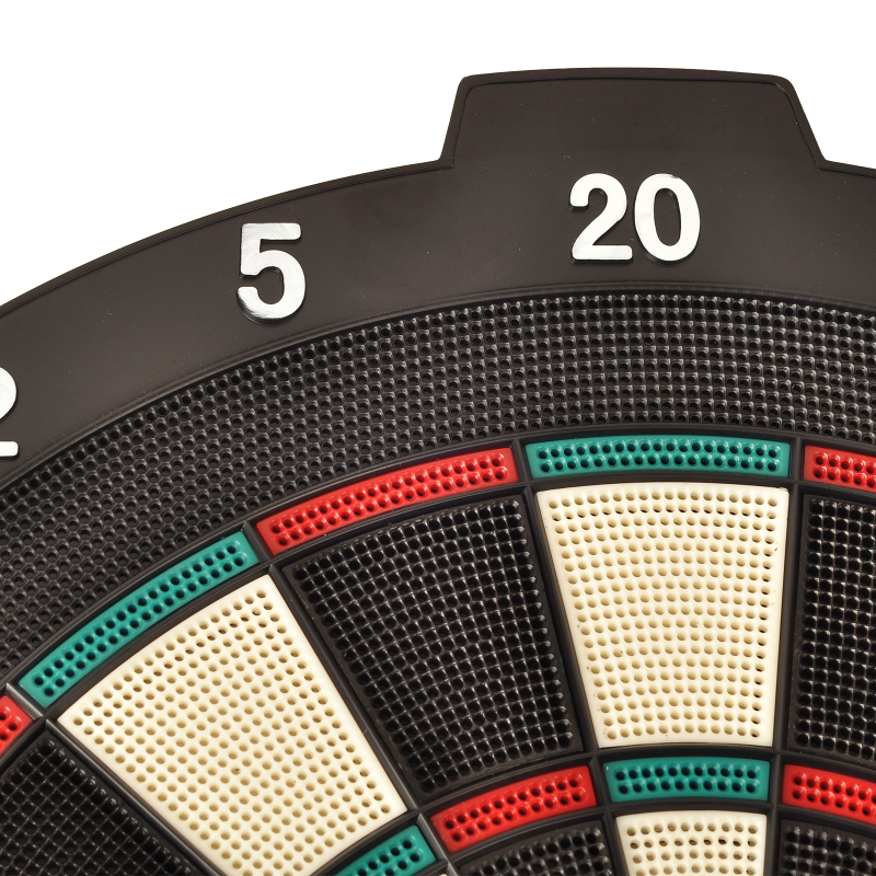 Dongye 18-inčni mekani dartboard s plastičnim vrhovima, uključuje 6 šipki