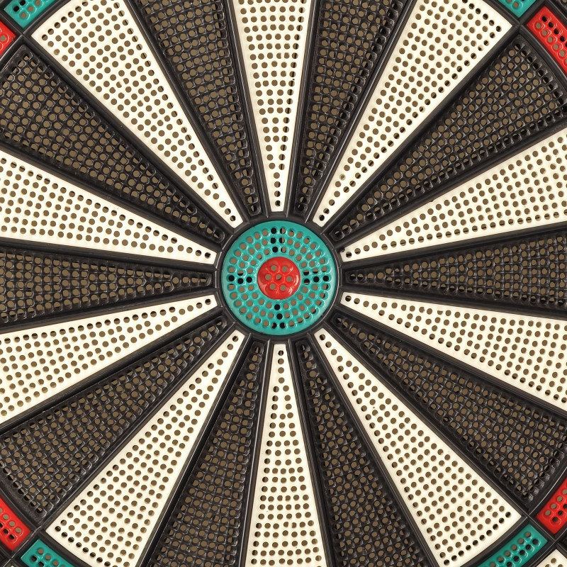 Dongye 18-inčni mekani dartboard s plastičnim vrhovima, uključuje 6 šipki