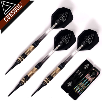 CUESOUL Q Crna Serija Škorpion Darts Set s Mekim Vrhovima, 18 g