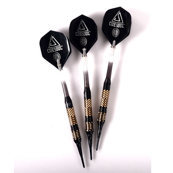 CUESOUL Q Crna Serija Škorpion Darts Set s Mekim Vrhovima, 18 g