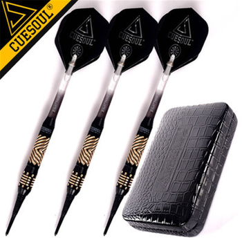CUESOUL Q Crna Serija Škorpion Darts Set s Mekim Vrhovima, 18 g