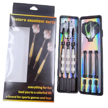 Set od 3 komada mekanih darts s plastičnom glavom od 18 g, elektronički darts i kutija za pohranu