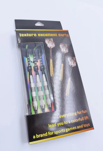 Set od 3 komada mekanih darts s plastičnom glavom od 18 g, elektronički darts i kutija za pohranu