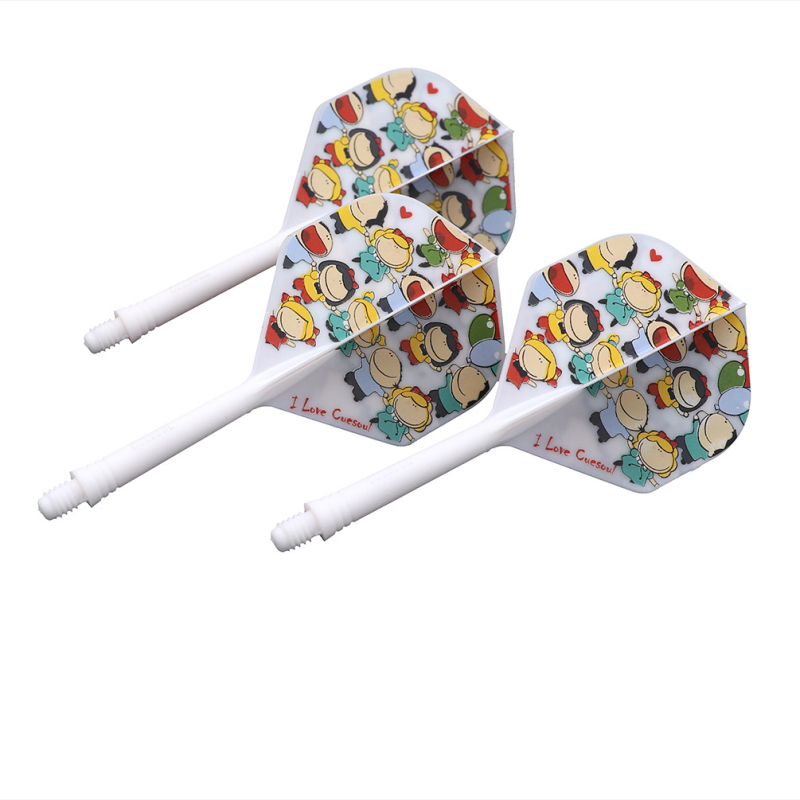 CUESOUL Q Beast set od 3 komada šipki za darts i krila s ispisanim uzorkom, razina natjecanja