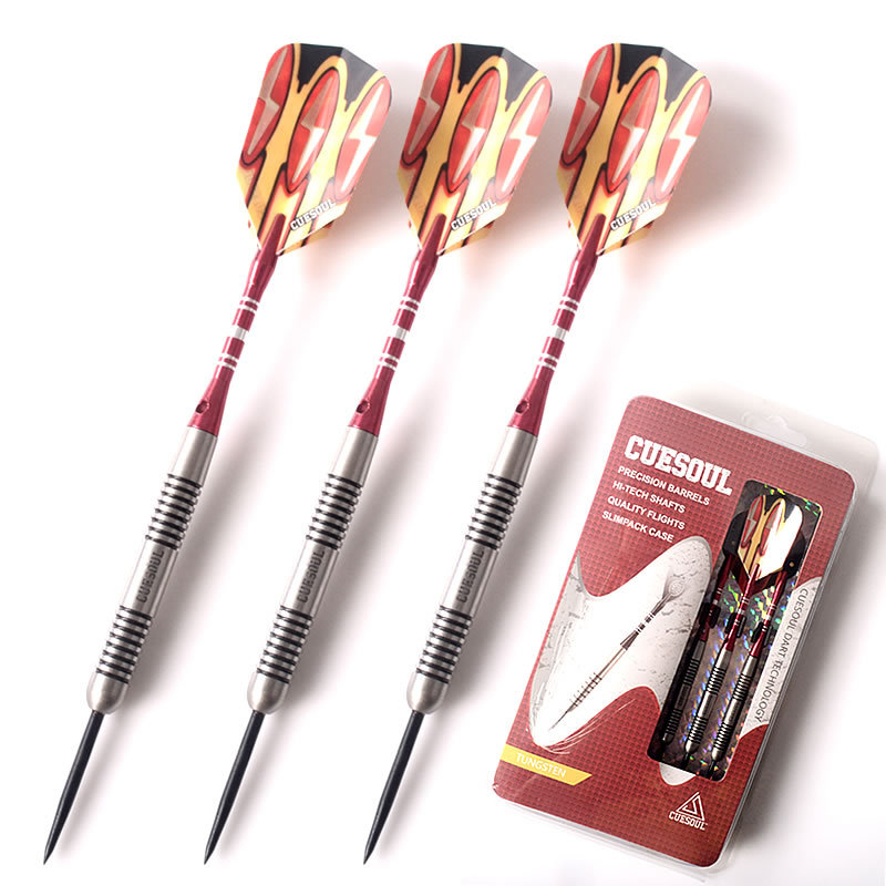 CUESOUL Q set darts, 20 g, tvrde volframovo čeli vrhovi i aluminijske šipke, natjecateljska razina izdržljivosti