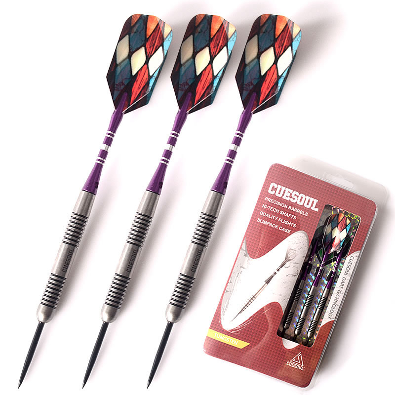 CUESOUL Q set darts, 20 g, tvrde volframovo čeli vrhovi i aluminijske šipke, natjecateljska razina izdržljivosti