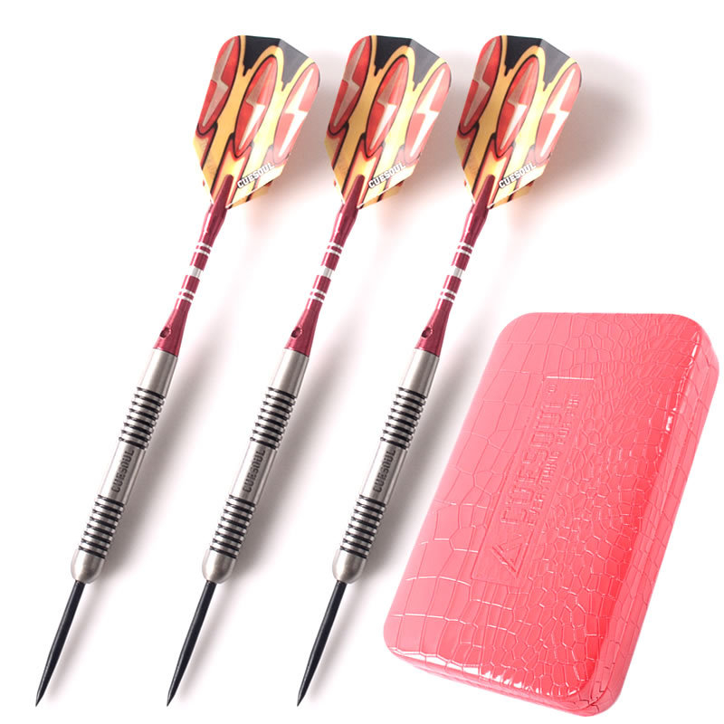 CUESOUL Q set darts, 20 g, tvrde volframovo čeli vrhovi i aluminijske šipke, natjecateljska razina izdržljivosti