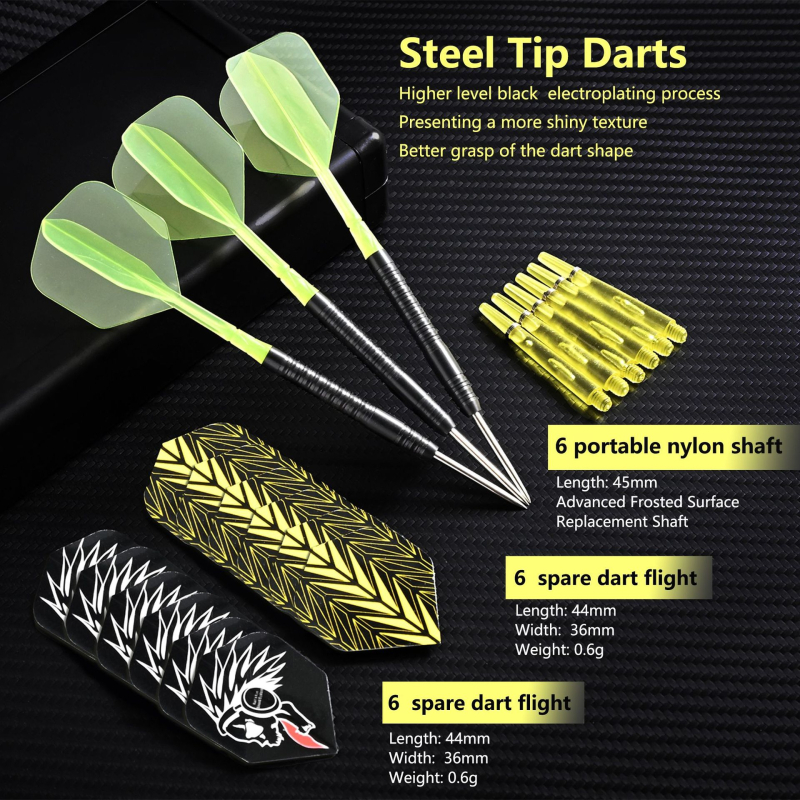 Goodarts 26 g Natjecateljski set darts od volframovog čelika s oštricama