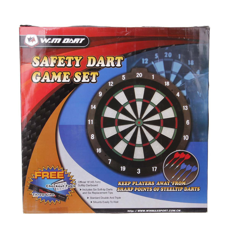 Weimas Set za djecu – Darts ploča od mekog plastika, sigurne šipke